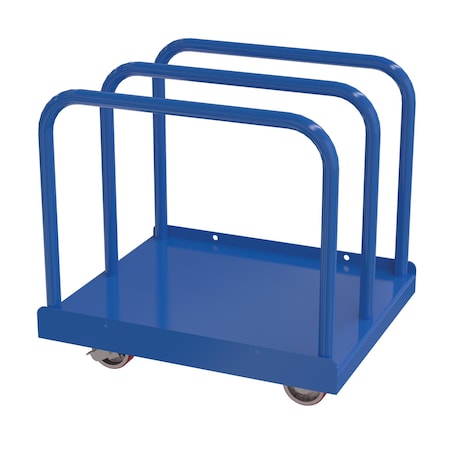 Vestil Heavy Duty Panel Cart 4000lb Poly-On-Steel 5 x 2 Casters 36 x 29 1/2 PRCT-HD